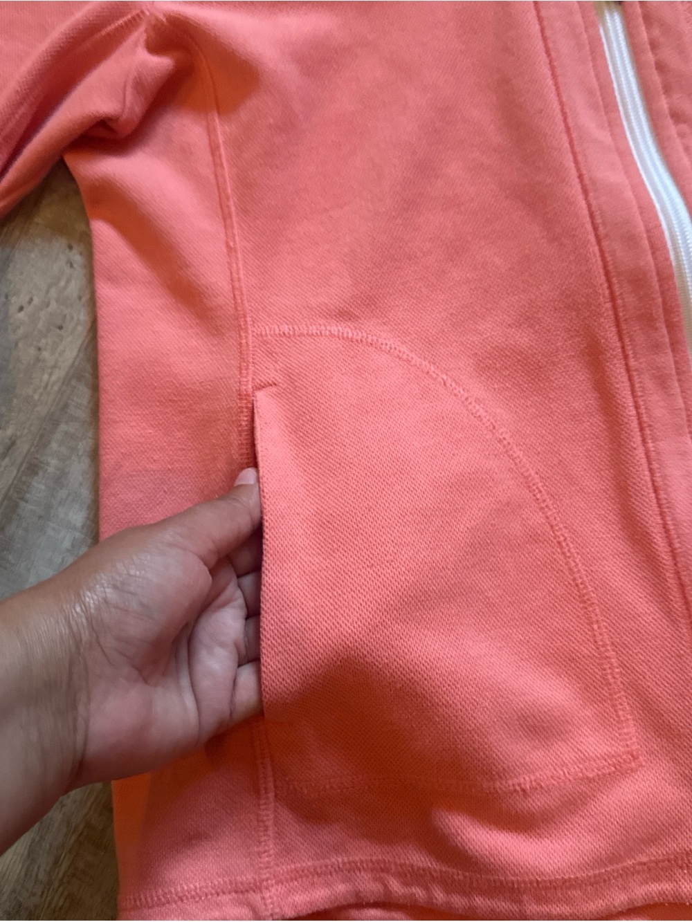 Talbots Women’s Zip-Front Coral Jacket size S - Picture 4 of 4